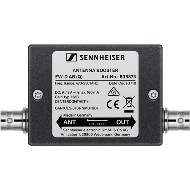 Sennheiser EW-D AB Inline Antenna Booster for EW-D Wireless Systems (R: 520 to 608 MHz)