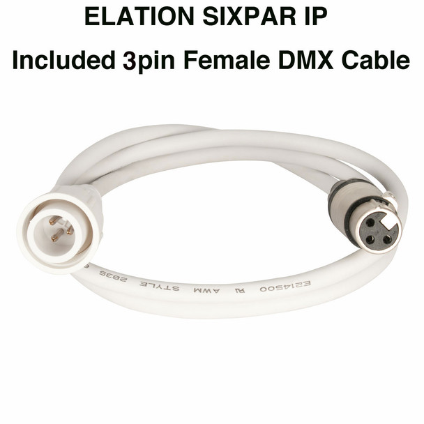 Elation Professional SixPar 200WMG White Marine Grade IP65