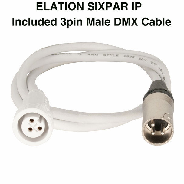 Elation Professional SixPar 200WMG White Marine Grade IP65