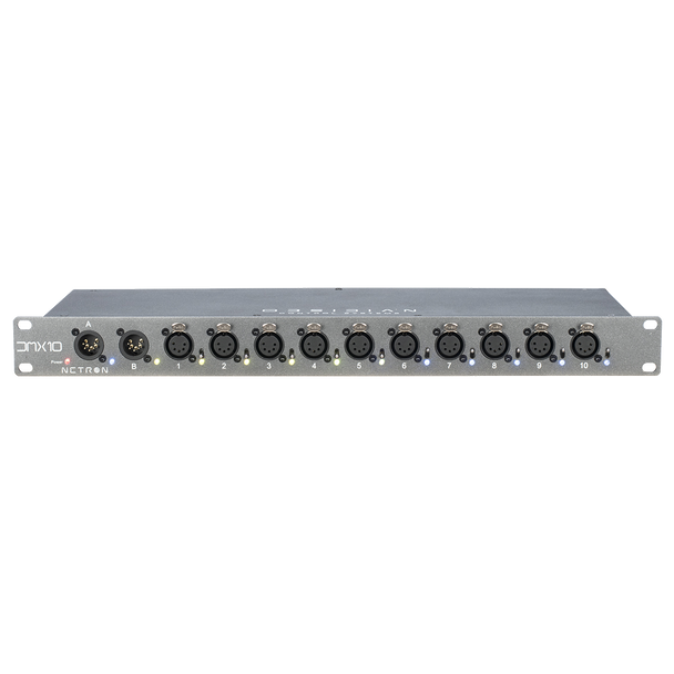 Elation Professional DMX10-5 19" RM 5PIN DMX 10-PORT DUAL INPUT A-B SPLITTER