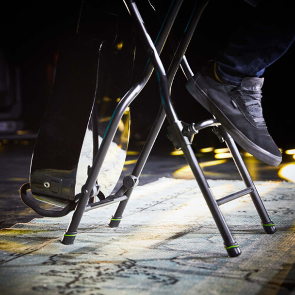 Gravity Stands Musician Seat with Guitar Stand