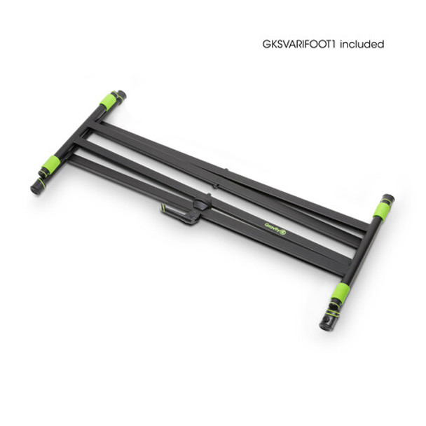 Gravity Stands Set with Keyboard Stand X-form Double and Rapid Desk