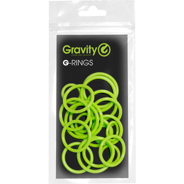 Gravity Stands Universal Ring Pack for Microphone Stands (20-Pack, Sheen Green)