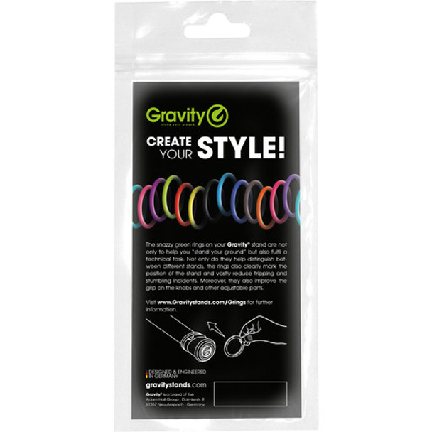 Gravity Stands Universal Ring Pack for Microphone Stands (20-Pack, Sheen Green)