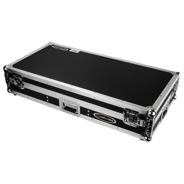 Odyssey FZ10CDJWXD EXTRA DEEP DJ COFFIN WITH WHEELS FOR A 12" FORMAT DJ MIXER & 2 LARGE FORMAT CD/DIGITAL MEDIA PLAYERS