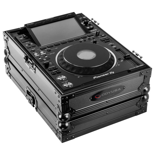 Odyssey FZ3000BL PIONEER CDJ-3000 FLIGHT CASE IN BLACK WITH REMOVABLE BACK PANEL