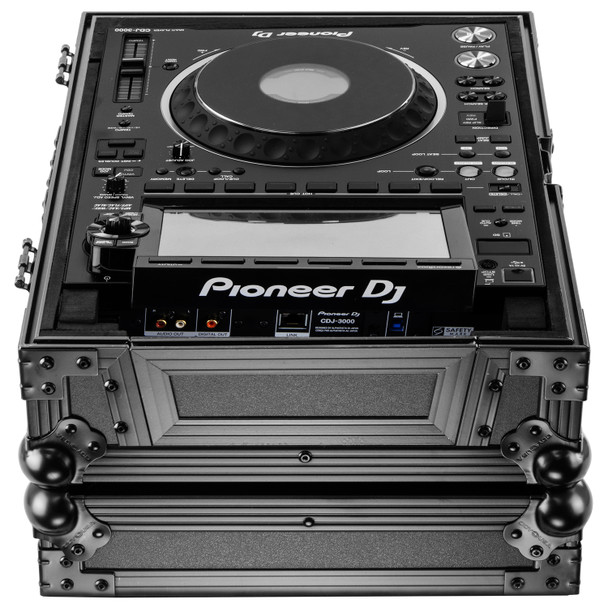 Odyssey FZ3000BL PIONEER CDJ-3000 FLIGHT CASE IN BLACK WITH REMOVABLE BACK PANEL