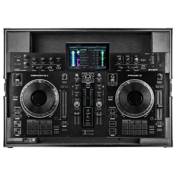 Odyssey FZDNPRIME2BL BLACK LABEL DENON PRIME 2 DJ CONTROLLER LOW PROFILE CASE