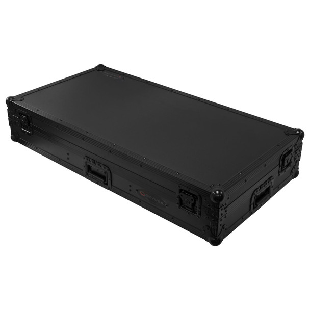 Odyssey FZGS12CDJWXD2BL GLIDE STYLE EXTRA DEEP BLACK DJ COFFIN CASE FOR 12" FORMAT DJ MIXER & 2 MEDIA PLAYERS