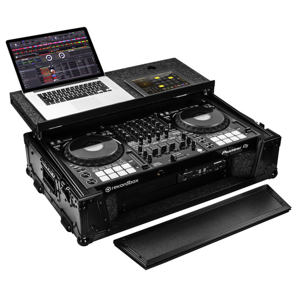 Odyssey FZGSDDJ1000WBL BLACK LABEL PIONEER DDJ-1000/1000SRT DJ CONTROLLER GLIDE STYLE CASE WITH WHEELS