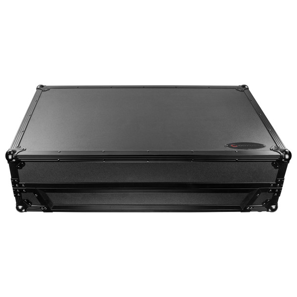 Odyssey FZGSXDJXZW1BL BLACK LABEL PIONEER XDJ-XZ DJ CONTROLLER GLIDE STYLE CASE WITH WHEELS AND 19" 1U BOTTOM RACK - Supports GSA angle panels