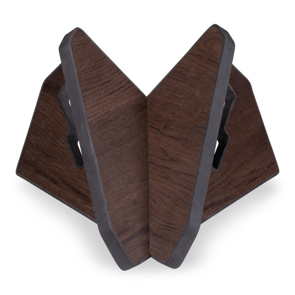 Gator Cases GFW-ELITEGTRXSTD-BRN Frameworks Elite Series Guitar X Style Stand in Dark Walnut Brown Finish