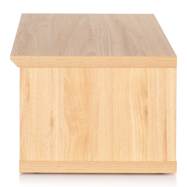 Gator Cases GFW-ELITERK-4U-MPL Elite Furniture Series 4U Desktop Studio Rack in Natural Maple Matte Finish