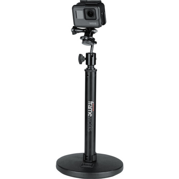 Gator Cases GFW-MIC-CAMERA-MT Camera Mount Mic Stand Adapter with Ball-and-Socket Head