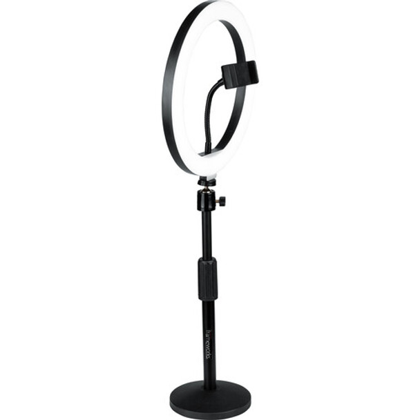 Gator Cases GFW-RINGLIGHTSET Set of Two (2) Height-Adjustable Stands with Pivoting LED Ring Lights and Universal Phone Holders