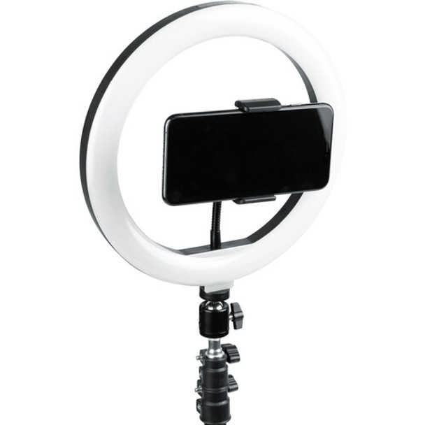 Gator Cases GFW-RINGLIGHTTRIPD 10-Inch LED Ring Light Stand with Phone Holder & Tripod Base