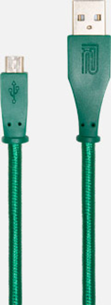 Roland Professional RCC-3-UAUM 3FT / 1M INTERCONNECT CABLE, USB-A - MICRO-USB, GREEN WOVEN