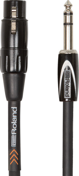 Roland Professional RCC-5-TRXF 5FT / 1.5M INTERCONNECT CABLE, 1/4" TRS-XLR