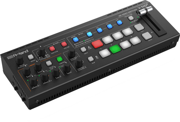 Roland Professional V-1HD PLUS HD Video Switcher - 4 channel HDMI w/ 2XLR and DSK