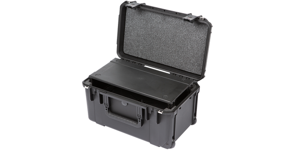 SKB 3i-2011M103U iSeries Case w/Removeable 3U Injection Molded 9" Deep Rack Cage, TSA Latches, Wheels