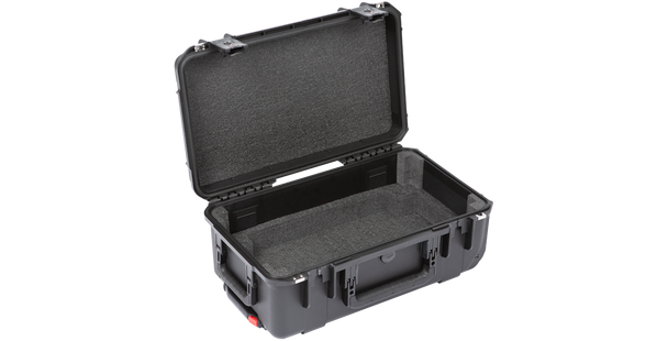 SKB 3i-2011M72U iSeries Case w/Removeable 2U Injection Molded 9" Deep Rack Cage, Carry-on size, TSA Latches, Wheels