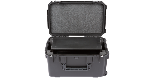 SKB 3i-2213M124U iSeries Case w/Removeable 4U Injection Molded 9" Deep Rack Cage, TSA Latches, Wheels