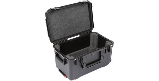 SKB 3i-2213M124U iSeries Case w/Removeable 4U Injection Molded 9" Deep Rack Cage, TSA Latches, Wheels