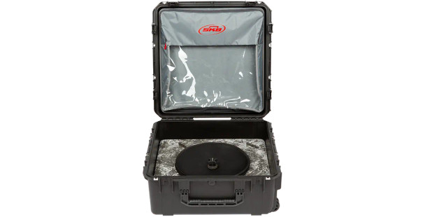SKB 3i-2424-CF22 iSeries Cymbal Flyer with Head storage, locking TSA latches, wheels