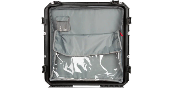 SKB 3i-2424-CF22 iSeries Cymbal Flyer with Head storage, locking TSA latches, wheels