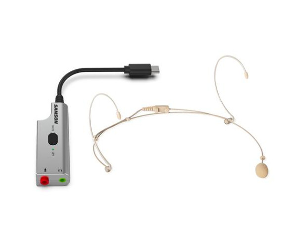 Samson SADEU1 DE5 Double Ear Headset Mic with UP1 USB Adapter