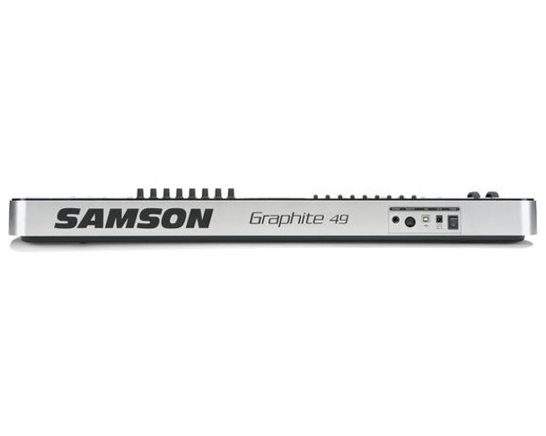 Samson SAKGR49 49 key USB MIDI Keyboard Controller, 9 faders, 8 encoders and 16 buttons with NI Komplete Elements