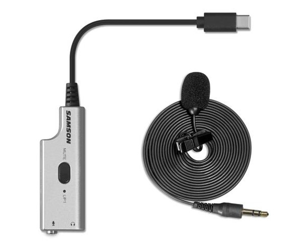 Samson SALMU1 LM8 Lavalier Mic with UP1 USB Adapter