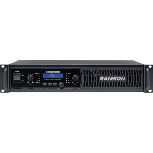Samson SASXD3000 2 x 450 watts (4 ohms) Power Amplifier with DSP