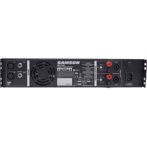 Samson SASXD7000 2 x 1000 watts (4 ohms) Power Amplifier with DSP