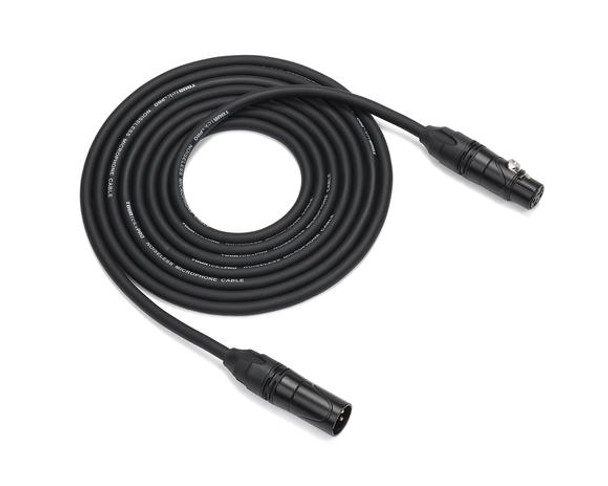 Samson SATPM25 25' XLR Microphone Cable, Gold Plug