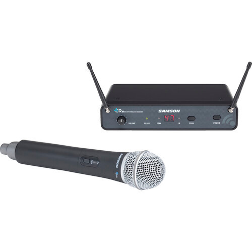 Maxon ワイヤレスシステム MS800 ギター用　　純正ラックケース付き!! Samson SWC88XHQ7-D Concert 88x Wireless Handheld System with Q7