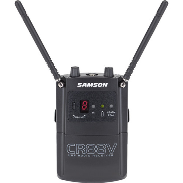 Samson Concert 88 Camera Combo Frequency-Agile UHF Camera Wireless System (K: 470 to 494 MHz)