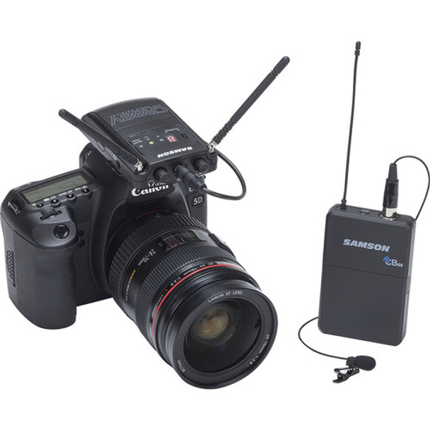 Samson Concert 88 Camera Lavalier Frequency-Agile UHF Camera Wireless System (D: 542 to 566 MHz)