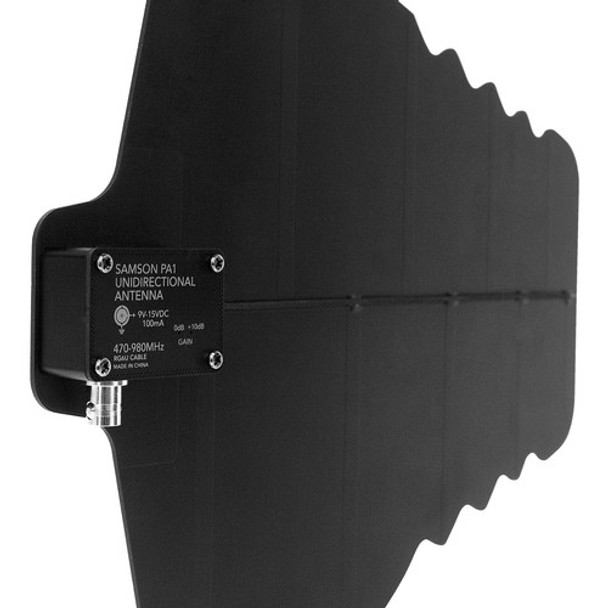 Samson SWPA1 Paddle Antennas: 470  980 MHz, (0 dB, +10 dB), 50 ohms, BNC Connectors