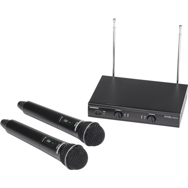 Samson Stage 200 Dual-Channel Handheld VHF Wireless System (Channel C)