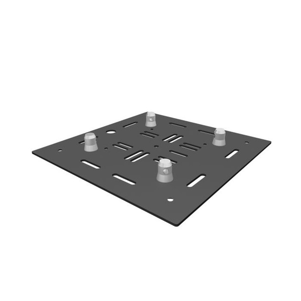 Global Truss GT-MH BASE 16/BLK Black 16" Multi-Hole Base Plate for F44P