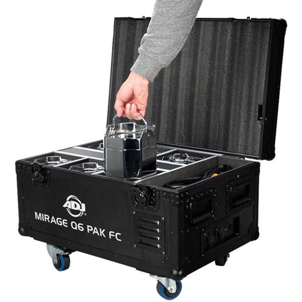 American DJ Mirage Q6 PAK with Charging Case (6-Pack)