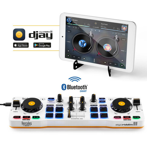 Hercules DJControl Mix DJ Software Controller with Algoriddim djay App