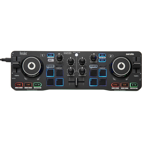 Hercules DJControl Starlight - DJ Software Controller with Serato