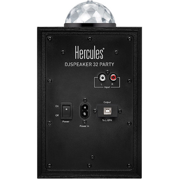 Hercules DJSpeaker 32 Party 3" Powered Speakers with Integrated Light Dome (Pair)