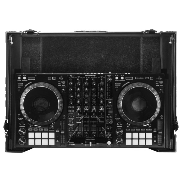 Odyssey Pioneer DDJ-1000 / DDJ-1000SRT 1U Case in Black with Patented Glide Platform and Corner Wheels
