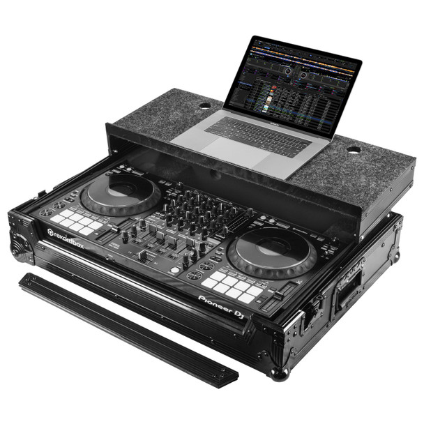 Odyssey Pioneer DDJ-1000 / DDJ-1000SRT Case in Black with Patented Glide Platform and Corner Wheels