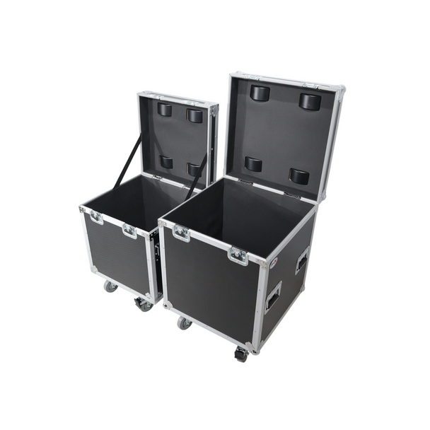 ProX PKG2 Package of 2 Utility ATA Flight Travel Storage Road Case – Includes 1-Large 1-Medium with 4" Casters