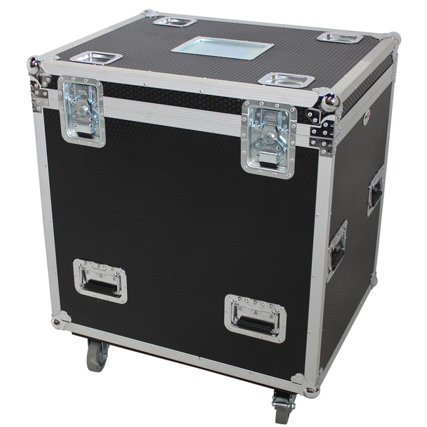 ProX XS-UTL243036W Truck Pack Utility Case with Divider & tray kits Ball to Ball 24" W x 30" D x 36" H 1/2" plywood w/ Black Honey Comb Laminate 4x4 4" Casters