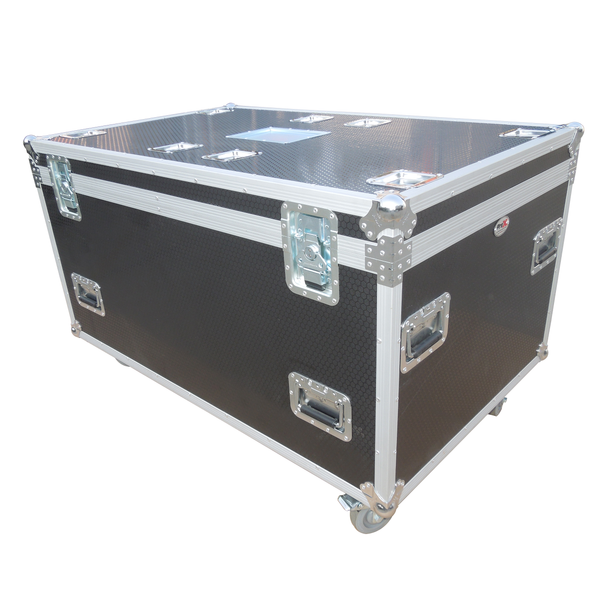 ProX XS-UTL483030W Truck Pack Utility Case with Divider & tray kits Ball to Ball 48" W x 30" D x 30" H 1/2" plywood w/ Black Honey Comb Laminate 4x4 4" Casters
